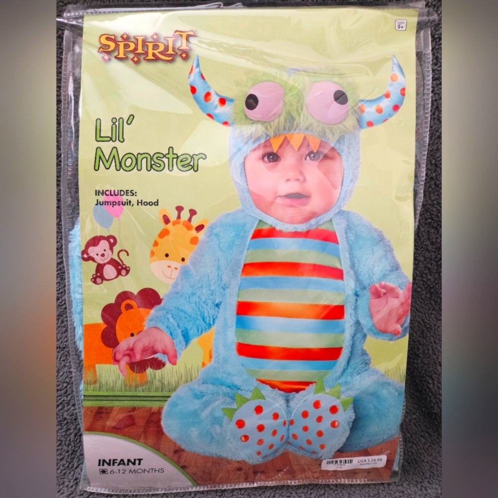 Lil' Monster costume 6-12 mo